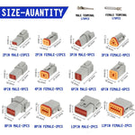 Au 1000 Pcs Deutsch Dt Connector Kit Contacts 1100Pcs Upgrade