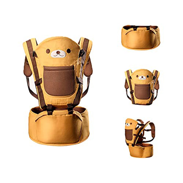  Ergonomic Baby Carrier With Hip Seat & Adjustable Straps