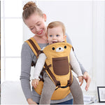 Ergonomic Baby Carrier With Hip Seat & Adjustable Straps