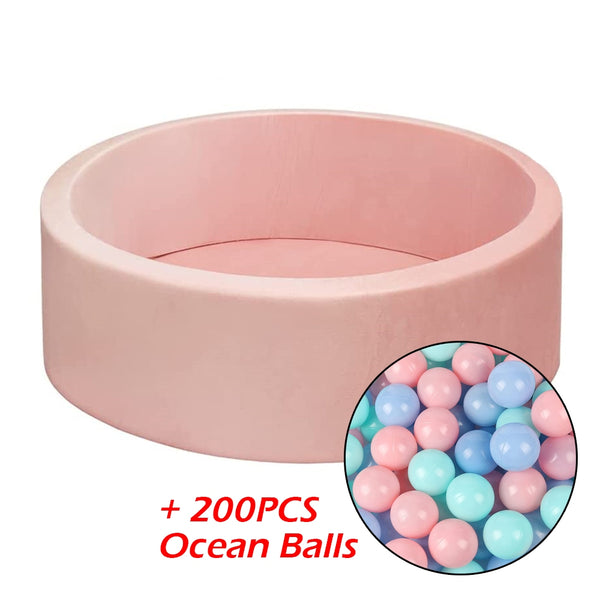  Ocean Ball Pit With 200Pcs Macaron Balloons (90X30Cm)