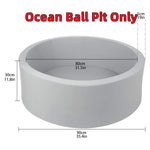 Soft Ocean Ball Toy Play Pit Foam Pool (90X30Cm)