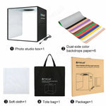 Portable 25Cm Led Light Tent Photo Studio