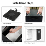 Illuminate Your Shots: Portable 30Cm Photo Studio Led Tent