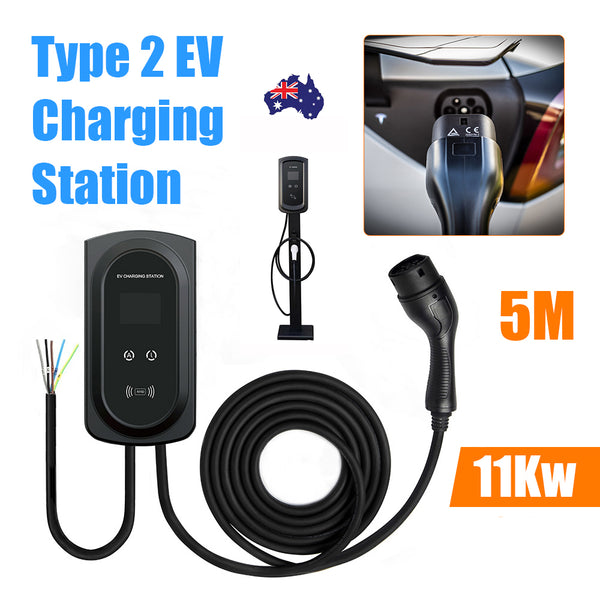  11Kw 3-Phase Touch Wallbox Ev Charger