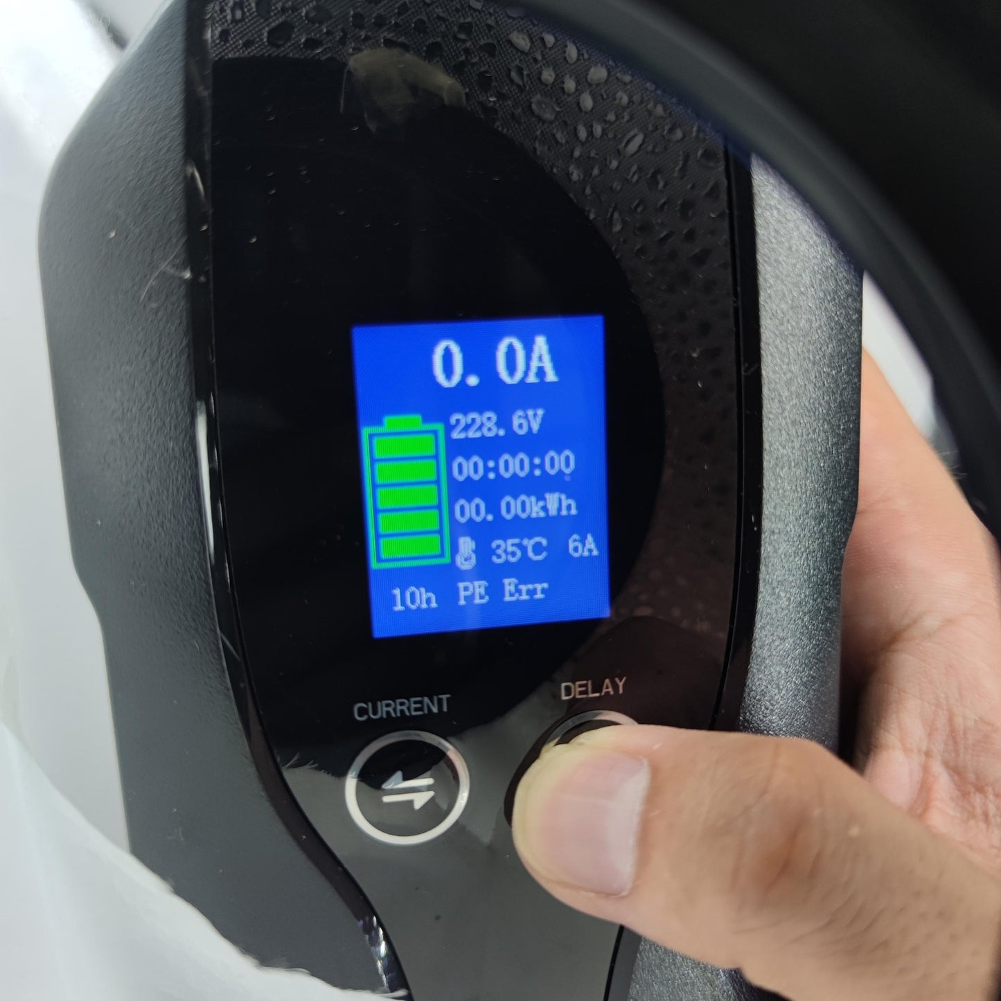 Adjustable Portable EV Charger: Timing Function Upgraded