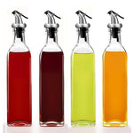 Olive Oil Vinegar Pourer Glass Bottle
