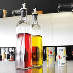 Olive Oil Vinegar Pourer Glass Bottle