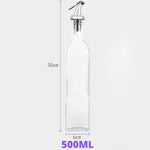 Olive Oil Vinegar Pourer Glass Bottle