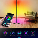 App Remote Control Rgb Led Floor Lamp Gaming Room