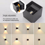 Waterproof Led Wall Light Cube Sconce