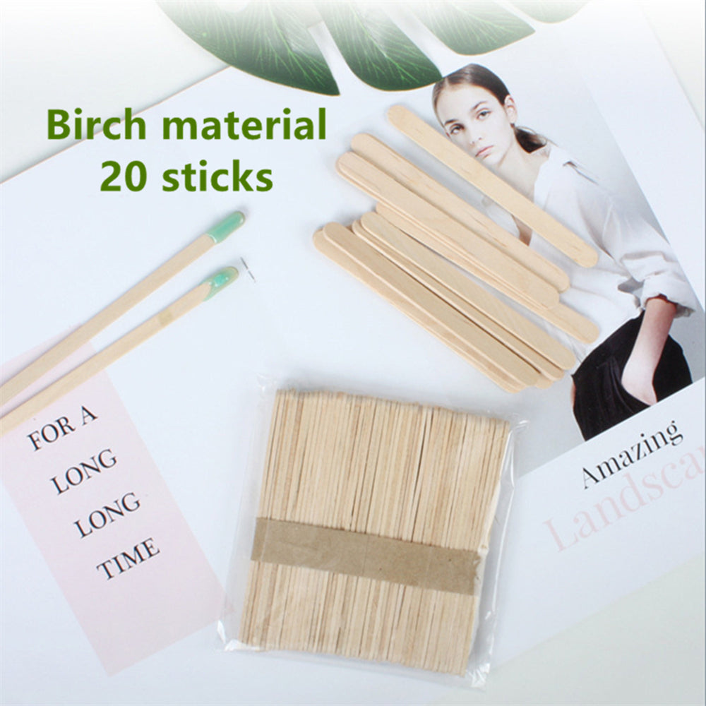 Hard Wax Beans Remover With 20 Wooden Sticks