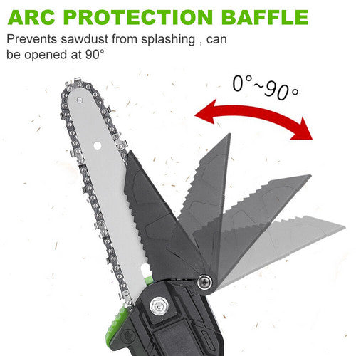 Mini Cordless Chainsaw (36V, 3000W, 2X Battery-Powered)