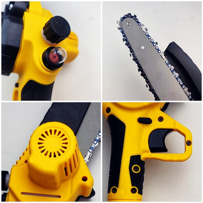 Mini Cordless Electric Chainsaw 2XBattery 36V Wood Cutter Rechargeable