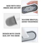 Creative Cleaning Brush With Holder (2Pcs)