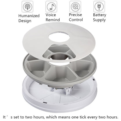 Auto LCD Digital Pet Feeder: Cat & Dog 6-Meal Dispenser