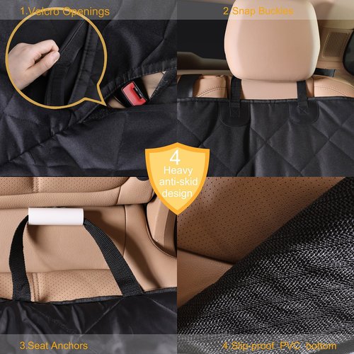 Premium Waterproof Pet Car Seat Cover Hammock