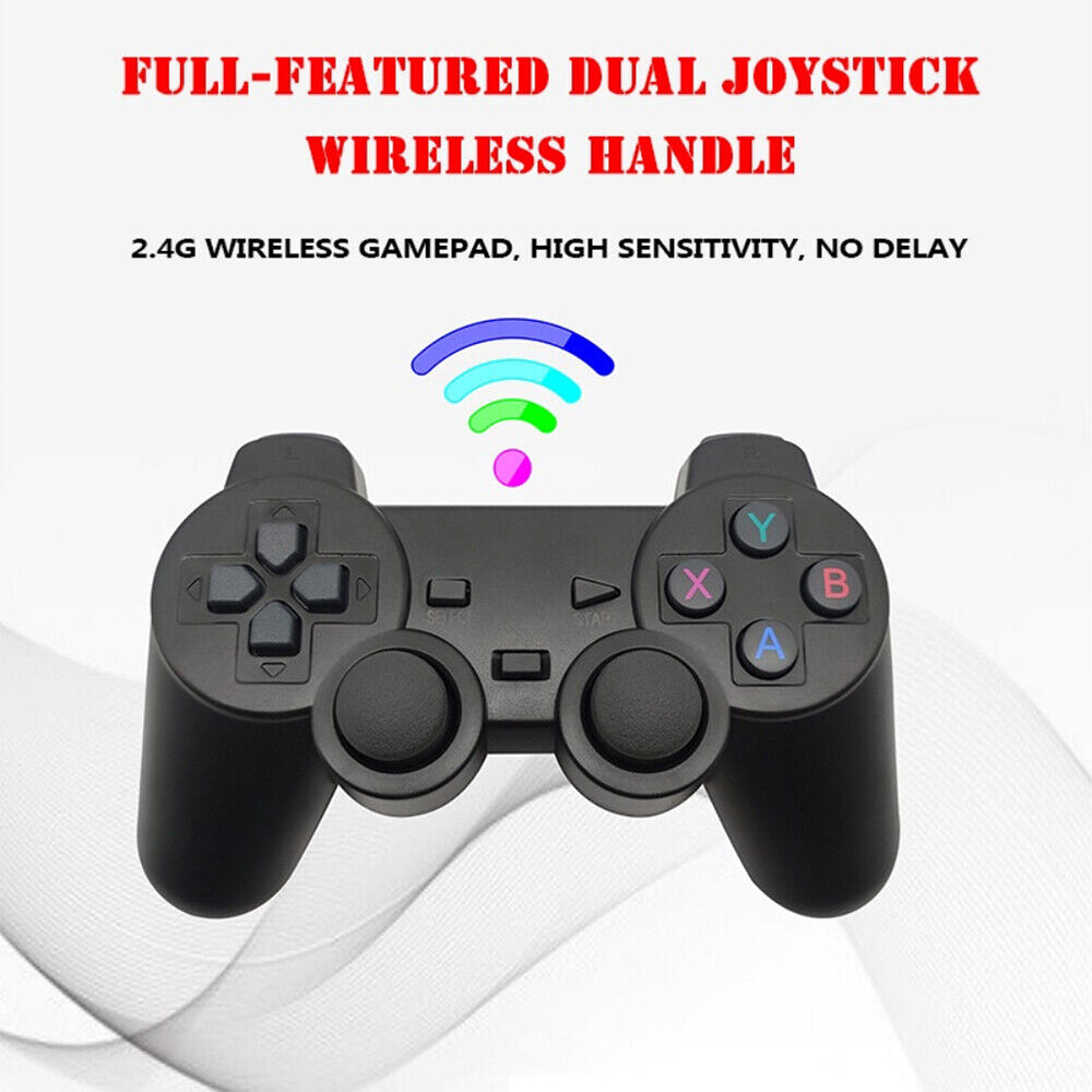 64G Retro Classic Video Game Console with 2 Wireless Controllers