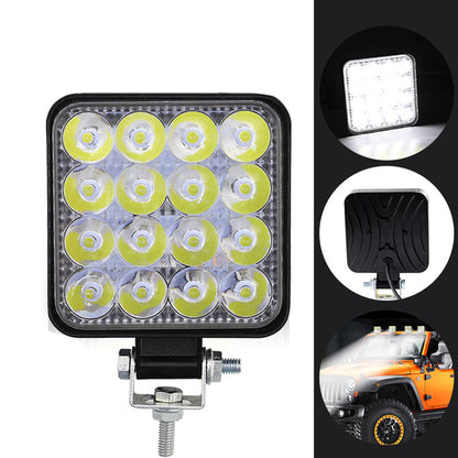 10PCS 80W CREE LED Flood Lights - 4" Square for 12V Boats & Camping