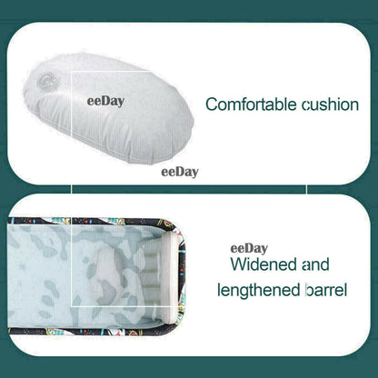 120CM Large Bath Sauna Adult Folding Barrel SPA Household Tub Family