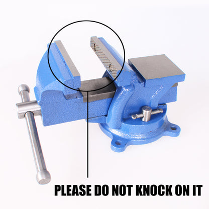 6" 150mm Bench Vice Heavy Duty Engineers Precision Level 360º Anvil Swivel Base