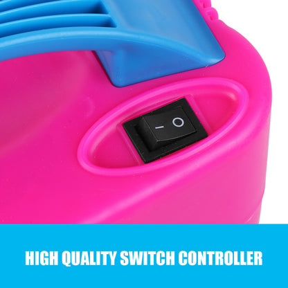 Portable Electric Balloon Air Pump + 80Pcs Balloons Inflator 600W