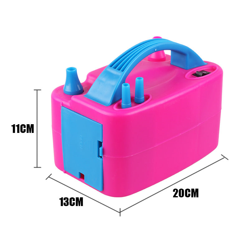 Portable Electric Balloon Air Pump + 80Pcs Balloons Inflator 600W
