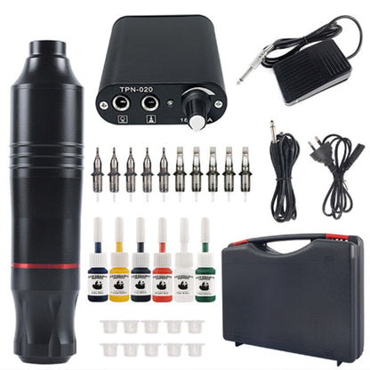 Tattoo Kit Machine Power Supply Needles