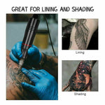 36Pc Tattoo Kit Motor Pen Machine Gun Color Inks Set Black