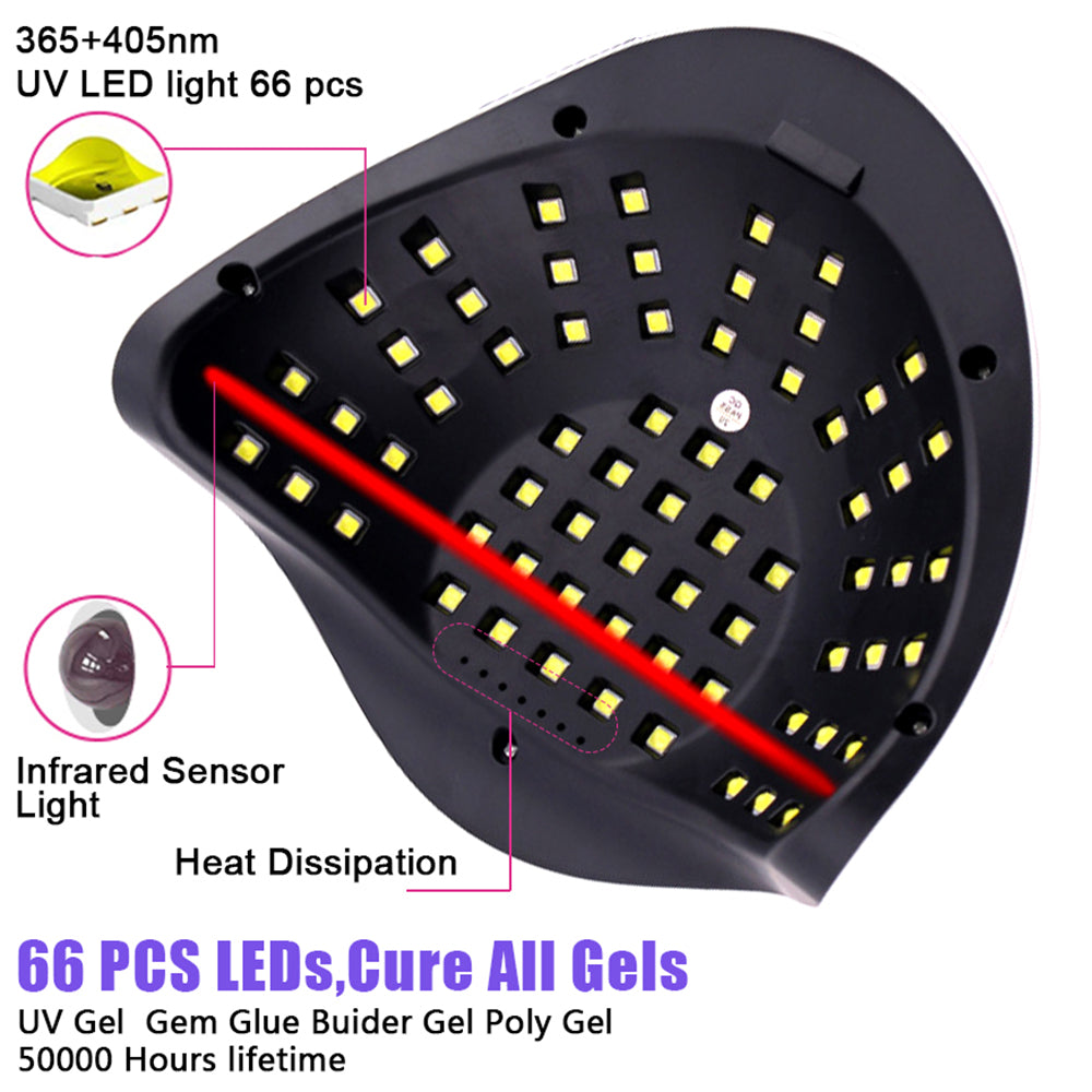 Nail Lamp UV LED Light for Professional Polish Drying