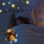 Brown Plush Toy Night Projector: Kids' Animal Light Show