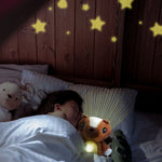 Brown Plush Toy Stuffed Animal Night Projector Kids Night Light