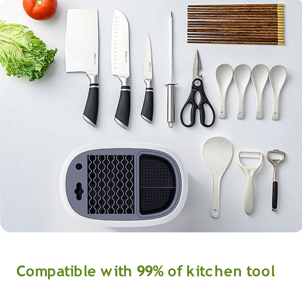 Knife Holder Multifunctional Drainage Knife Storage Rack Table Rack