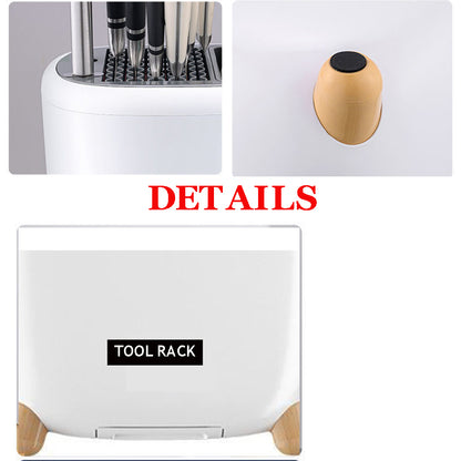 Knife Holder Multifunctional Drainage Knife Storage Rack Table Rack
