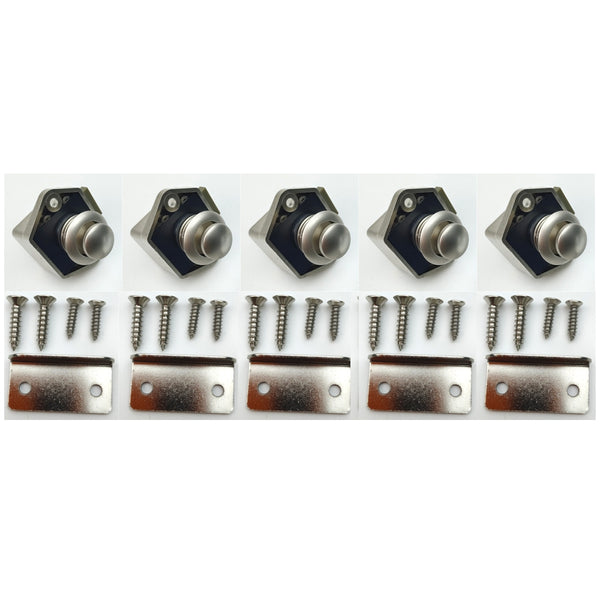  5Pcs Push Button Drawer Cupboard Lock