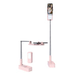 Led Portable Phone Holder Stand With Wireless Remote Fill Light