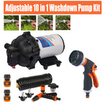 12V Washdown Pump Kit With Hose Nozzle