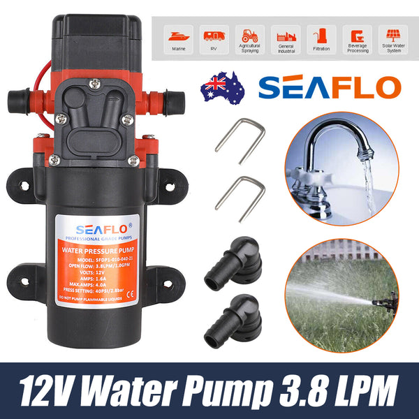  Water Pump 12V Rv Camper Pressurized Pump Caravan Boat