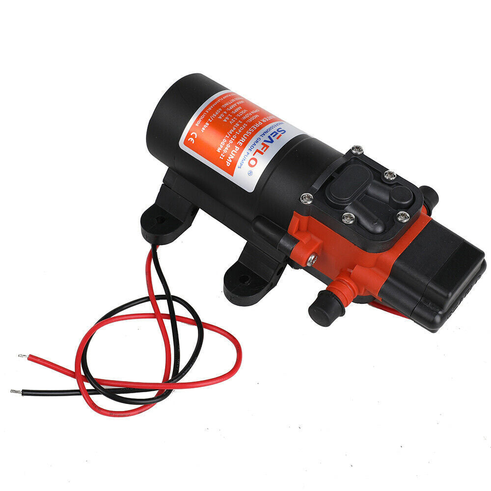 Water Pump 12V RV Camper Pressurized Pump Caravan Boat