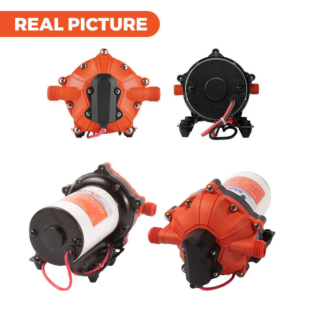 70PSI Deck Washdown Pump Kit for Boat Caravan Yacht Wash Pump 12V 5GPM