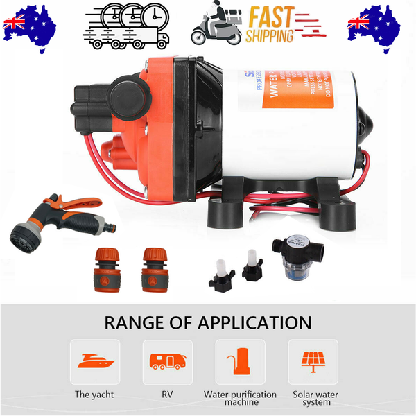  Seaflo 55PSI Pressure 12V Water Pump 11.3LPM For Caravan RV Boat Camper Trailer