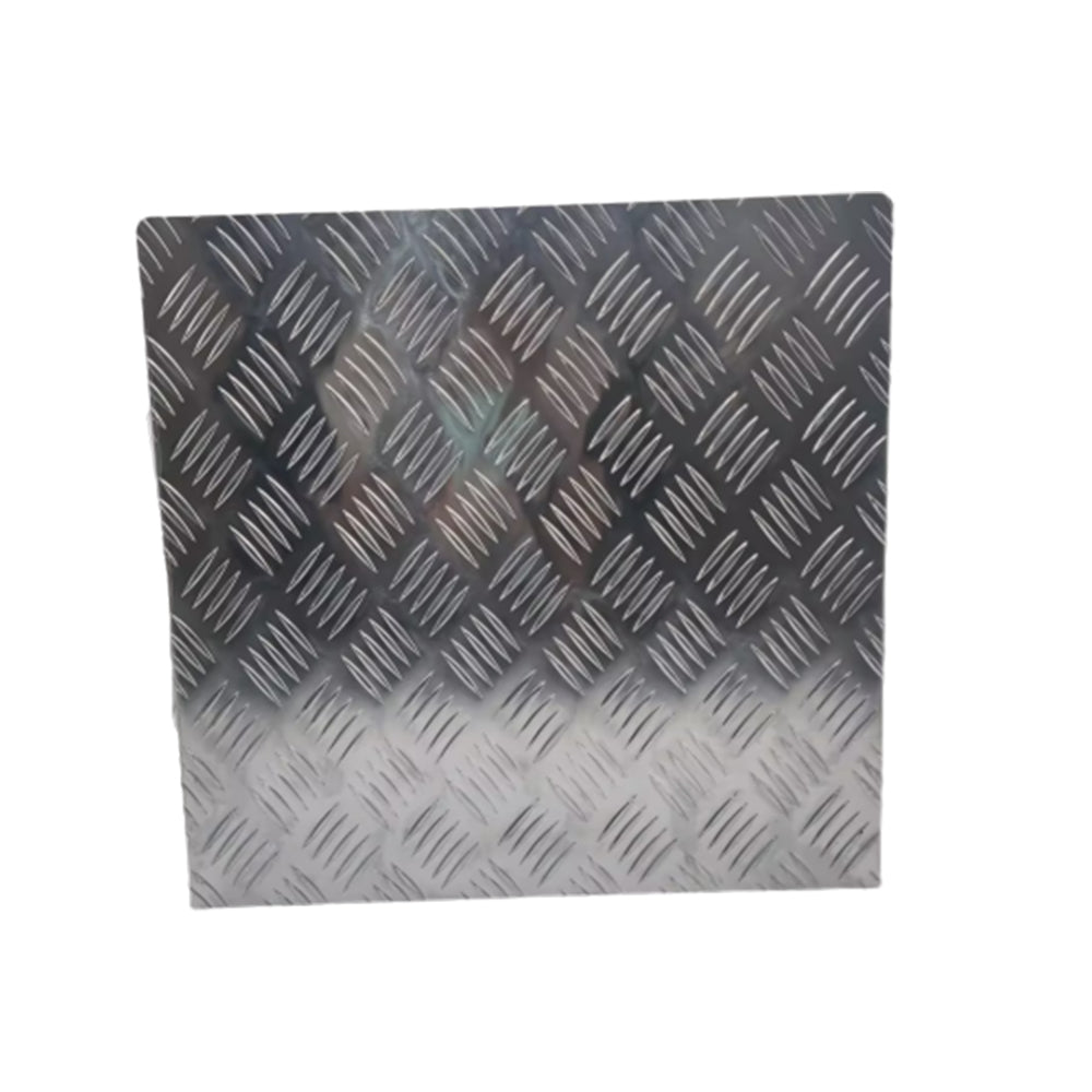 Alloy Plate Caravan Diesel Tank Cover: 2mm Silver