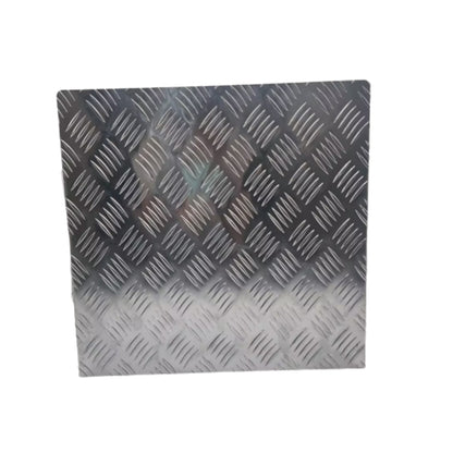 Alloy Plate Caravan Diesel Tank Cover: 2mm Silver