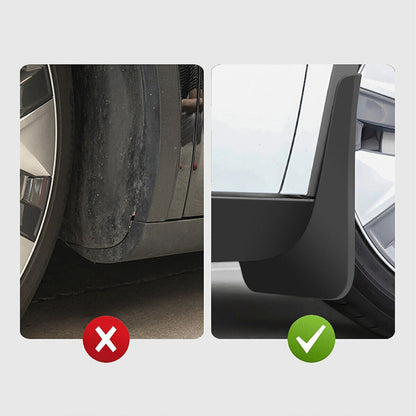 4Pcs Tesla Model Y Mud Flaps Front & Rear Guards