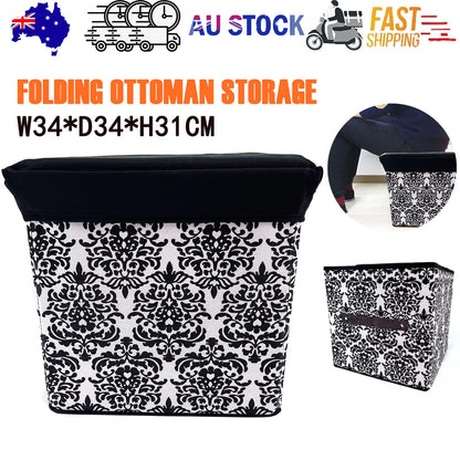 Folding Storage Stool Cube