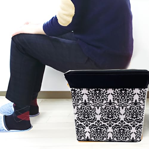 Folding Storage Stool Cube