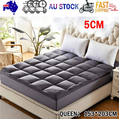 Luxury Pillowtop Mattress Topper Queen