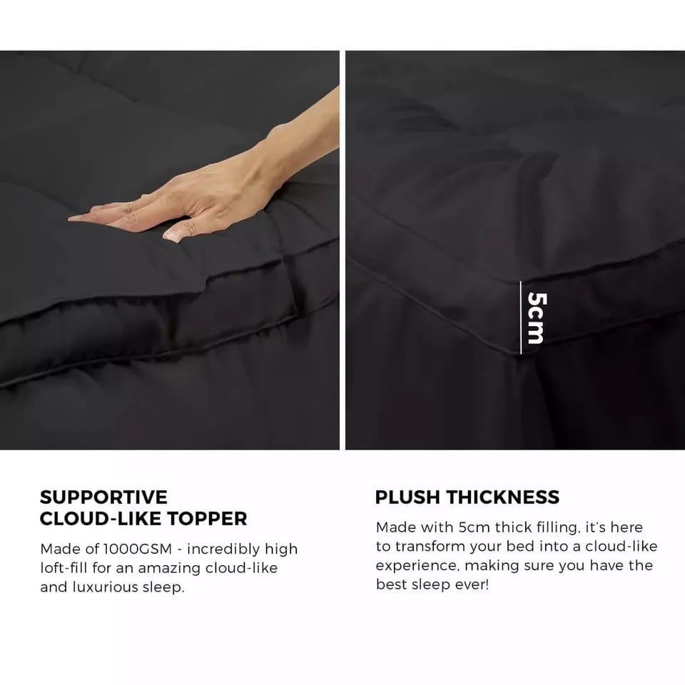 Luxury Pillowtop Mattress Topper Queen