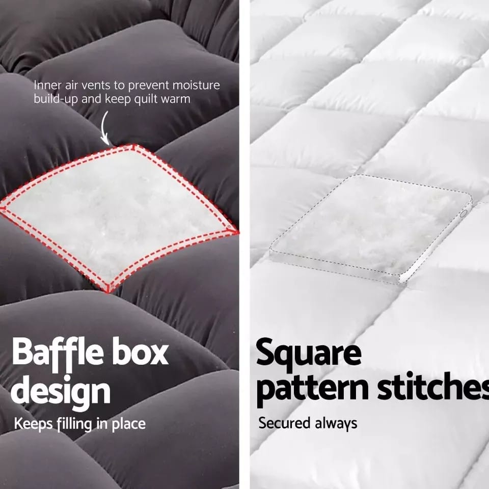 Luxury Pillowtop Mattress Topper Queen