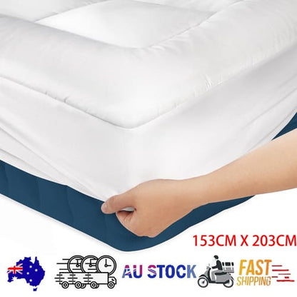 Queen Mattress Topper Pillow 153x203cm