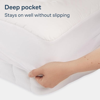 Queen Mattress Topper Pillow 153x203cm